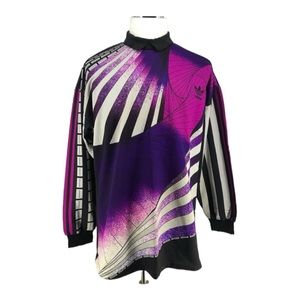 ADIDAS SOCCER JERSEY LARGE MADE IN ITALY RARE 80s